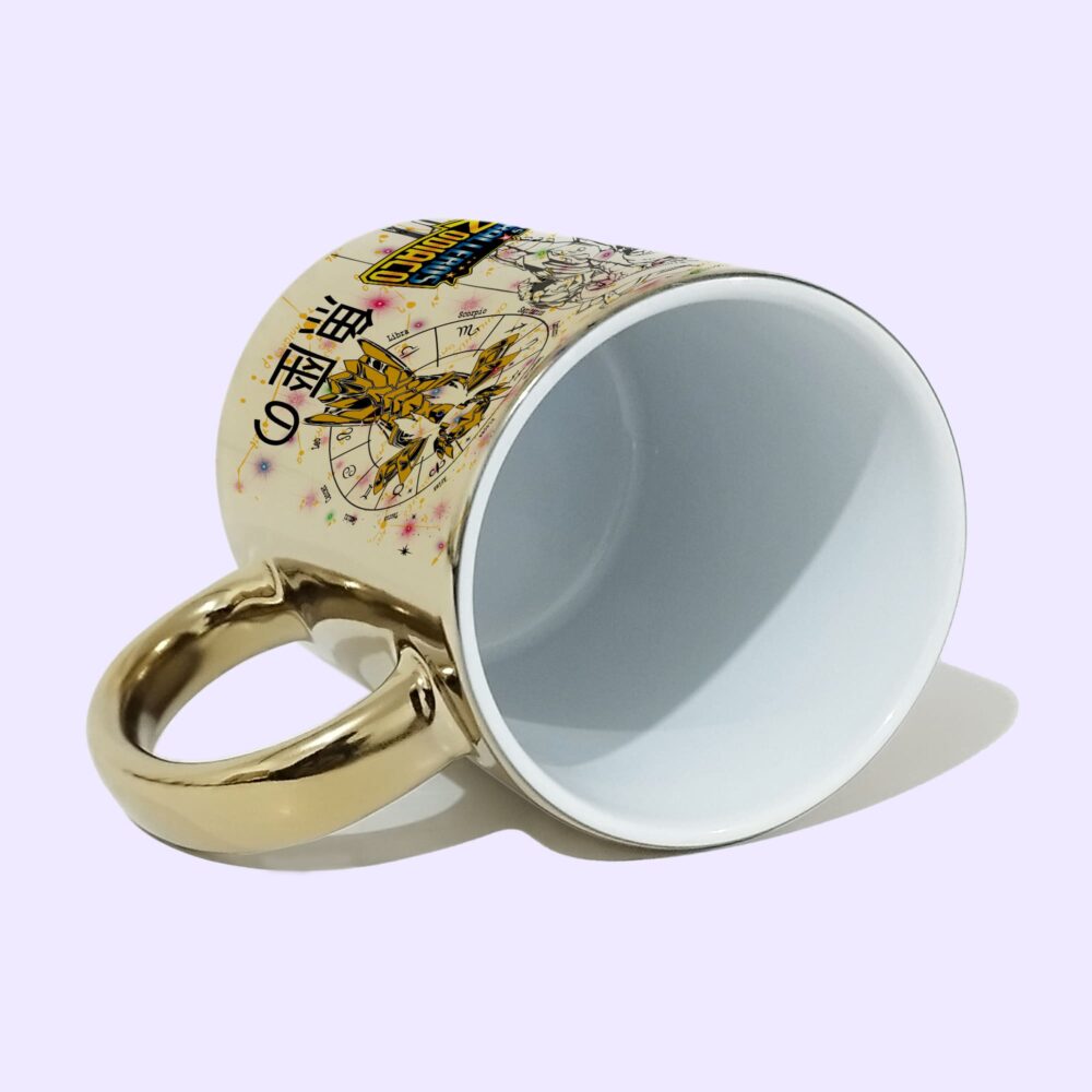 Taza Dorada Caballero de Piscis - Imagen 2