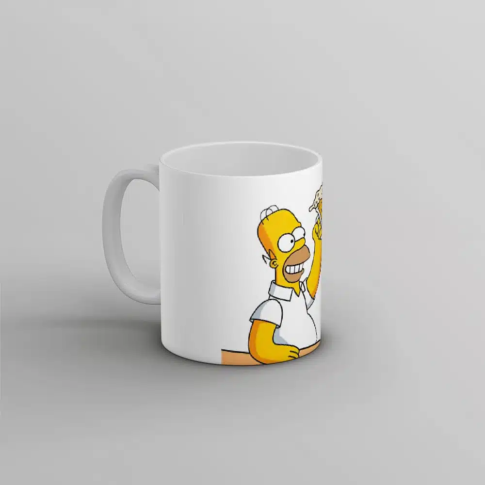 Taza Homero y Bender