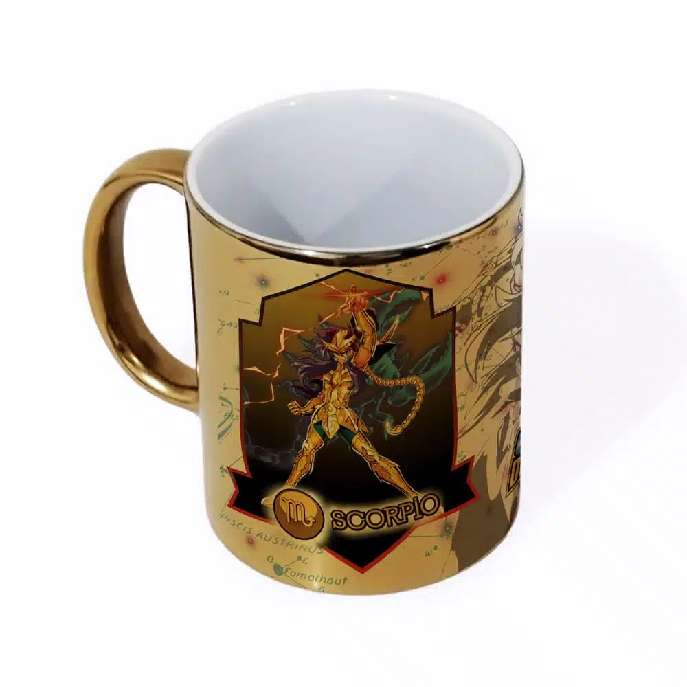 Taza Dorada Caballero de Scorpio