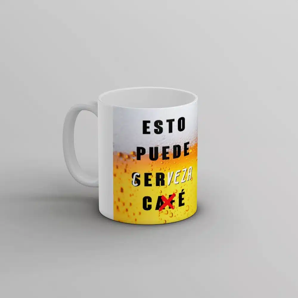 Taza cerveza cafe