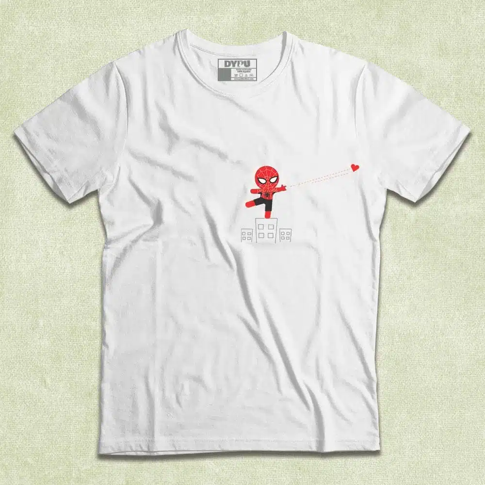 Camiseta San Valentin Spiderman